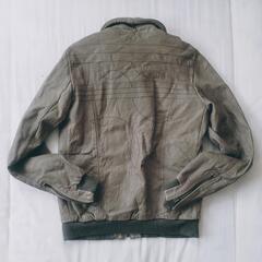 良品・革ジャン 75 AMPHIBLAN・ホースレザー・馬革・上野商会・AVIREX・モンゴメリー・フライトジャケット・Mサイズ相当 8万円の画像
