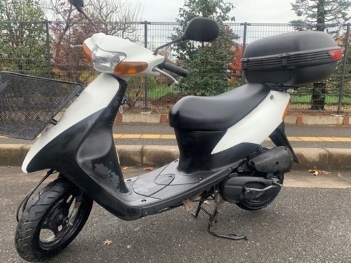 売約済み⭐️レッツ2  2スト⭐️キャブ清掃、バッテリー新品、プラグ新品、エアクリーナー新品、ハンドルグリップ新品、スズキ、原付