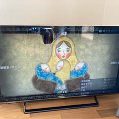【液晶画面破損あり】Panasonic テレビ　TH-40DX600