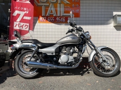 ★20万円　エリミネーター125 程度良好★セル1 実働車　前後タイヤバリ山！カワサキ　エリミネーター　BN125A-A21