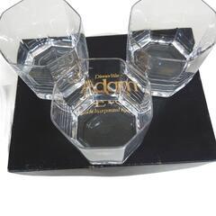 【売ります】たち吉　アダムとイブシリーズ　ロックグラス３客セット