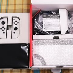 新品 11/29購入 ニンテンドースイッチ 有機EL モデル ホワイト 本体 Nintendo Switch メーカー保証OK 未使用未開封 箱も無傷の画像
