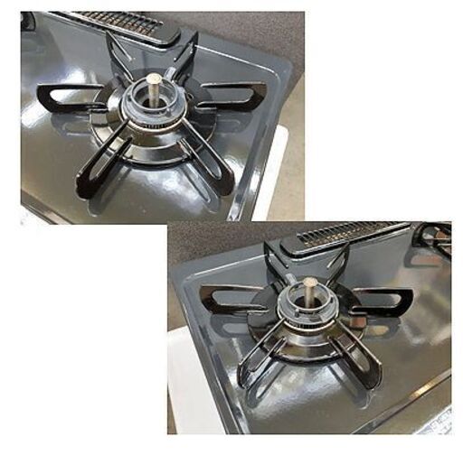 札幌【都市ガス 12A 13A ガステーブル】幅558mm パロマ 2015年製 左