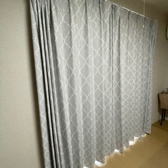 【使ってまだ1年以内】遮光カーテン＆レース付きの画像