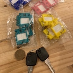 キーボックス用 名札 鍵 管理 事務所 5個入4色セット キー ケースの画像