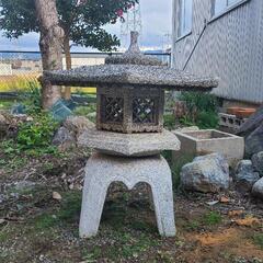 雪見灯籠 高さ約９０ｃｍ の画像