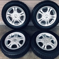 冬タイヤ 185/65R14マルチホイール付新品同様スタッドレス...