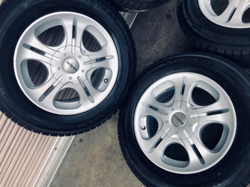 冬タイヤ 185/65R14マルチホイール付新品同様スタッドレス 4本組