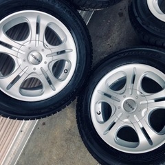 冬タイヤ 185/65R14マルチホイール付新品同様スタッドレス 4本組の画像