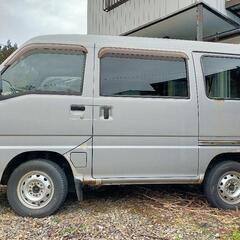 【5/28㈰迄限定値引】サンバーバン 4WD 5MT ETC AC機関絶好調 TV2 検2024年7月 160,000km エアコンコンプレッサー交換済 キーレス サビありの画像