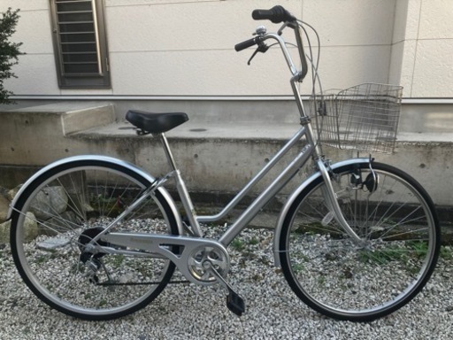 404、シティサイクル27インチ(シルバー)
