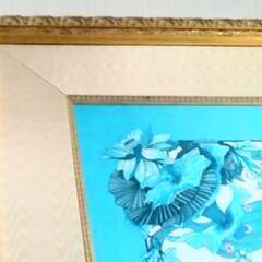HERMES  サラスヴァティースカーフ額装の画像