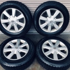 冬タイヤ 205/65R16 日産純正アルミ付きスタッドレス バリ山