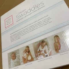 値下げしました！Swaddles Designs スワドル　デザインズ　赤ちゃん　おくるみ　ガーゼ　ブランケットの画像