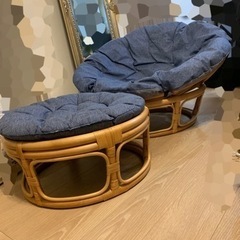 ニトリ　パパサンチェア+スツールセット ニトリ パパサンチェアのおすすめ商品とおしゃれな実例