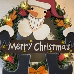 クリスマス　リースの画像