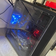 【すぐ使える！】自作ゲーミングPC モニター、キーボード、マウスセットの画像