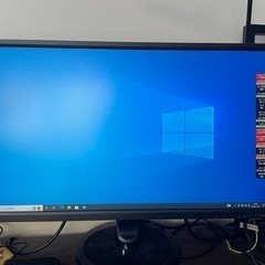 【すぐ使える！】自作ゲーミングPC モニター、キーボード、マウスセットの画像
