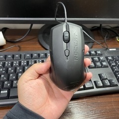 【すぐ使える！】自作ゲーミングPC モニター、キーボード、マウスセットの画像