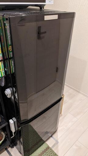 2ドア冷蔵庫 146L【MITSUBISHI MR-P15Z-B】