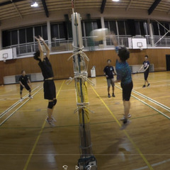 ソフトなボールでバレーボール（運動不足解消）