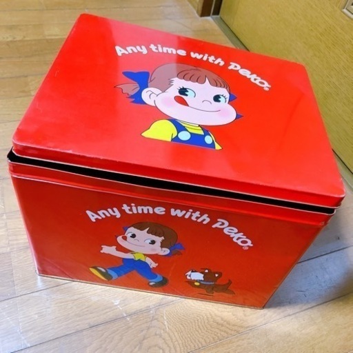 不二家ペコちゃん　昭和　非売品　激レア　三段収納缶 不二家ペコちゃん 昭和 非売品 激レア 三段収納缶 - メルカリ