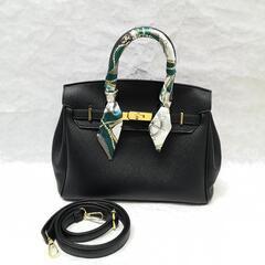 美品　ハンドバッグ　ショルダーバッグ　2way　 ブラック 