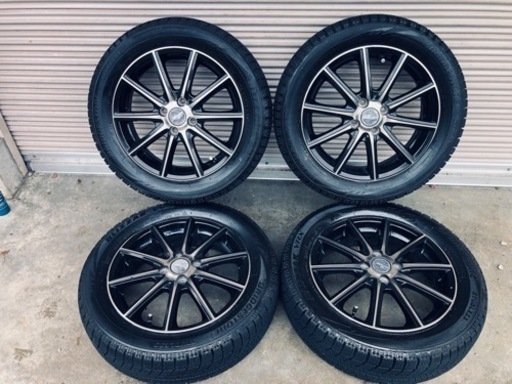 冬タイヤ 175/60R16 アルミ付きブリヂストン バリ山スタッドレス 4本組