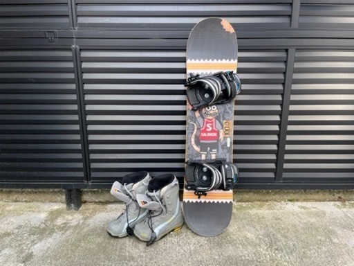 ブーツセット◆サロモン◆SALOMON◆スノーボード◆100cm