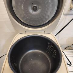 電子レンジ+炊飯器セットです。の画像