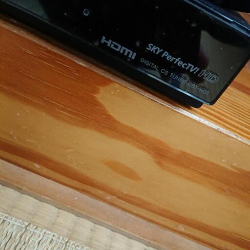 スカパーチューナーとリモコンのセット