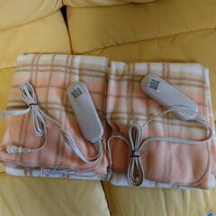 電気毛布　(未使用品)