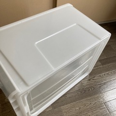 衣装ケース　ホワイトの画像