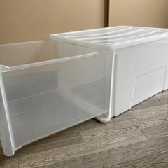 衣装ケース　ホワイトの画像