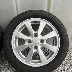 ダイハツ　タント　L375S 純正　アルミ　ホイール　タイヤ　4...