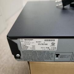 SHARP  BD-H30  ブルーレイレコーダー ジャンク品の画像