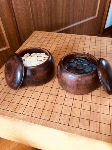 碁盤　碁石貝　那智黒