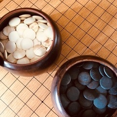 碁盤　碁石貝　那智黒の画像