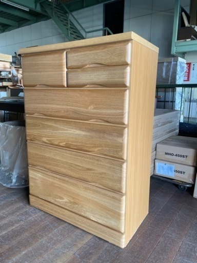 訳あり品のハイチェスト　80センチ幅　未使用品