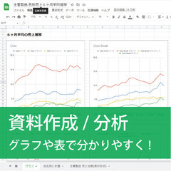 EXCEL／Googleスプレッドシート 全国対応オンラインレッスンの画像