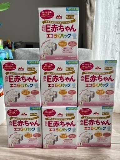 E赤ちゃん エコらくパック 800g×4箱＆400g×1袋 楽天市場】森永 E赤ちゃん エコらくパック つめかえ用(2袋入×4箱