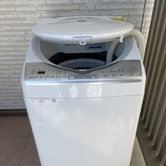 SHARP シャープ 全自動洗濯機 ES-TX8C-W 8kg 2018年