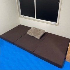 【無料】タンスのゲン マットレス シングル & 無印良品ブランケット