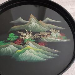 おぼん　丸型　3点セットの画像