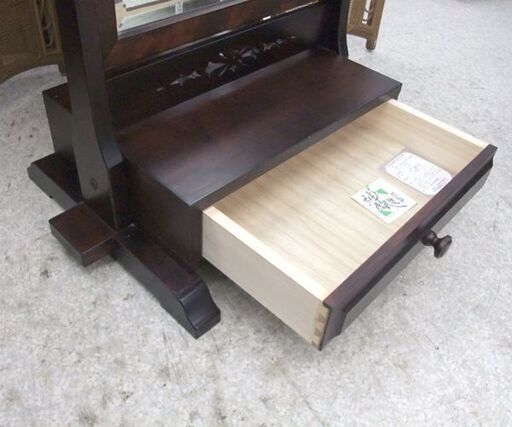 和光 神居民芸 草実作 姿見 全身鏡 樺材 高さ154cm 和家具 北海道家具 ☆ 札幌市 北区 屯田 