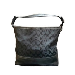 COACH コーチ シグネチャー キャンバスレザー トートバッグ ユニセックスの画像