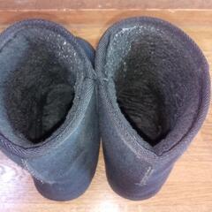 モコモコブーツ黒　XLサイズの画像