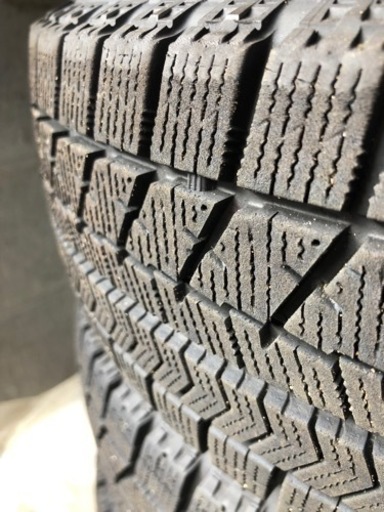 冬タイヤ４本BLIZZAK VRK155/65R13ホイール&ボルト付