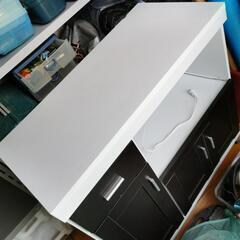 キッチンボード　キッチンカウンター　レンジ台　食器棚 木目調　収...