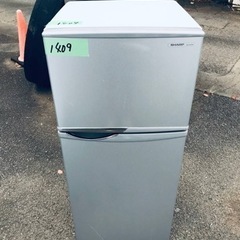 1409番 シャープ✨ノンフロン冷凍冷蔵庫✨SJ-H12W-S‼️